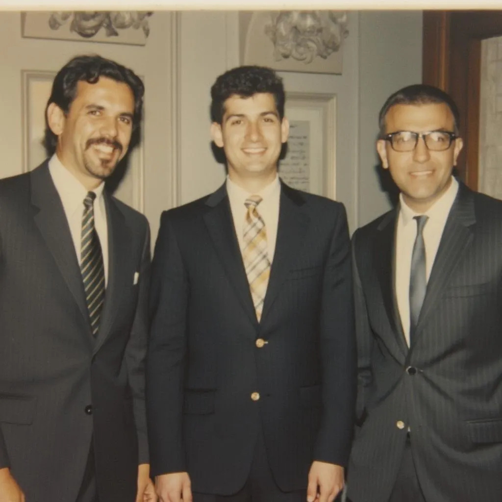 Fundadores de ConsultArg en su primera oficina