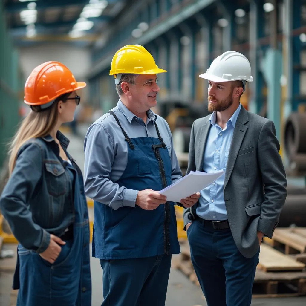 Trabajo de campo con clientes del sector industrial